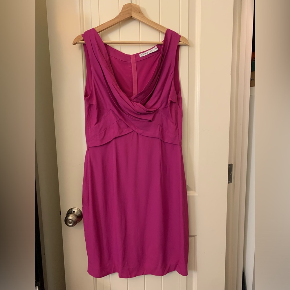 Christian Dior A Line Pink Dress